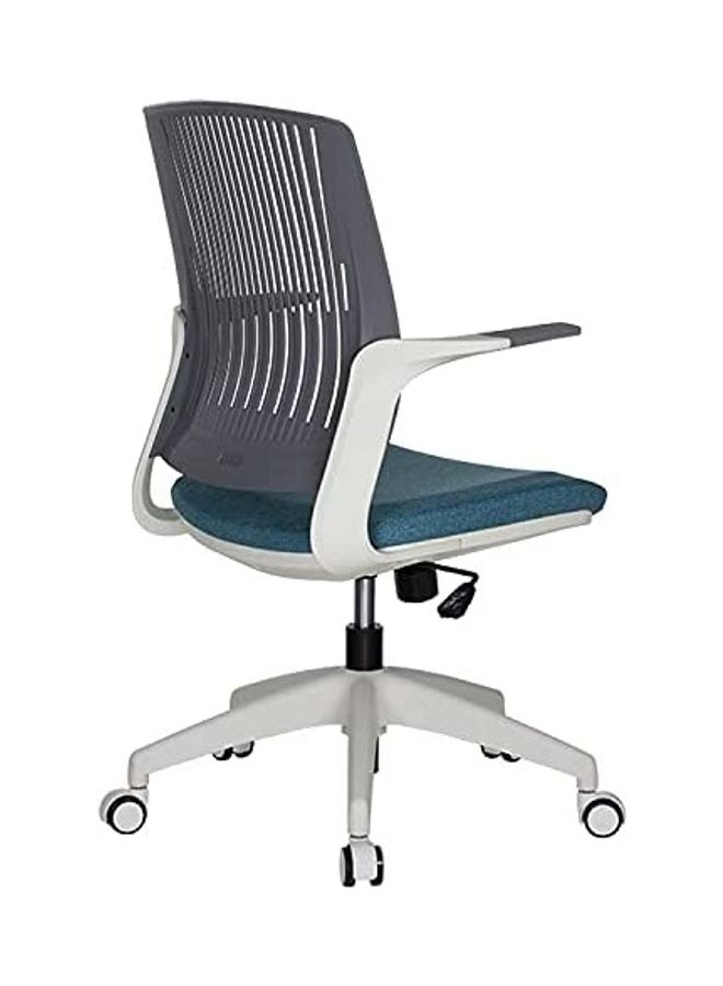 NAVODESK Adjustable Office Chair Blue/Grey/White - Image 4