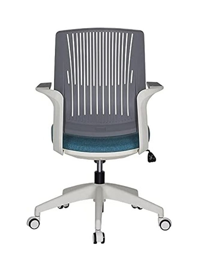 NAVODESK Adjustable Office Chair Blue/Grey/White - Image 5