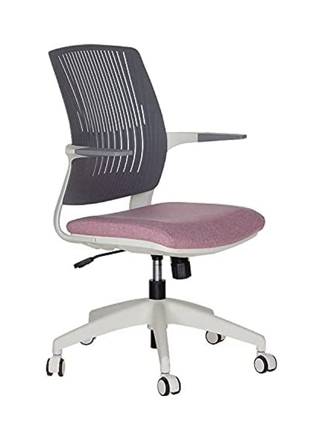 NAVODESK - Ergonomic Office Chair Pink/Grey/White - Image 1