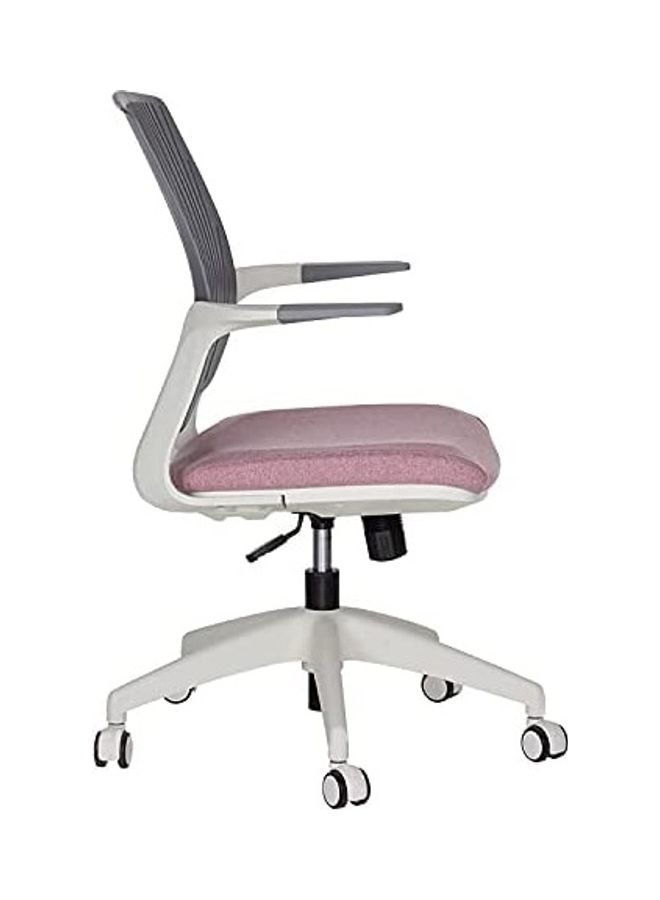 NAVODESK - Ergonomic Office Chair Pink/Grey/White - Image 1