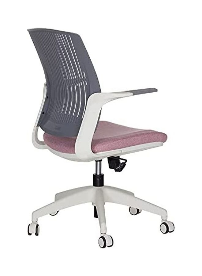 NAVODESK - Ergonomic Office Chair Pink/Grey/White - Image 1