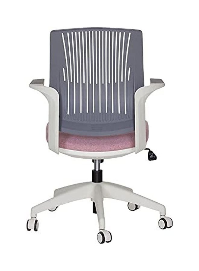 NAVODESK - Ergonomic Office Chair Pink/Grey/White - Image 1