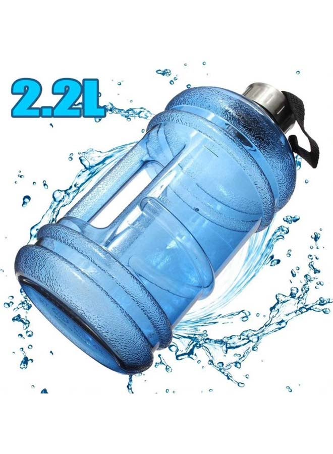 أتش برو زجاجة مياه رياضية مناسبة لاستخدامها في الأماكن الخارجية بسعة 2.2 لتر، باللون الأزرق - Image 3
