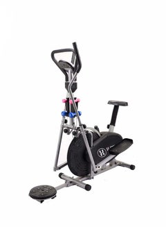 H PRO Elliptical Trainer and Exercise Bike with Seat and Easy Computer, Cardio Cross Trainer For Home/Office Fitness Workout 37.8x26.6x 60inch  - Image 3