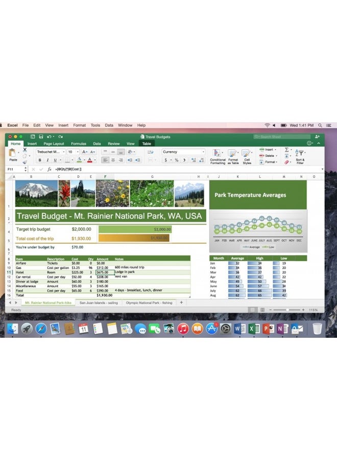 مايكروسوفت مجموعة برامج Office Home And Student 2016 برتقالي / أبيض - Image 2