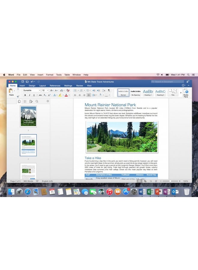 مايكروسوفت مجموعة برامج Office Home And Student 2016 برتقالي / أبيض - Image 5