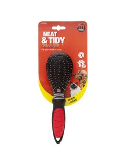 Mikki Small Combi Brush For Pet Red/Black 