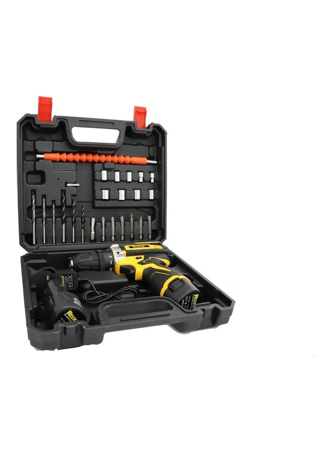 Roxon Handheld Electric Drill Set Black/Yellow/Silver - Image 2