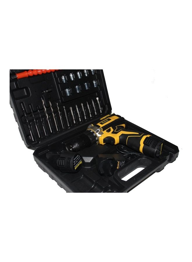 Roxon Handheld Electric Drill Set Black/Yellow/Silver - Image 3