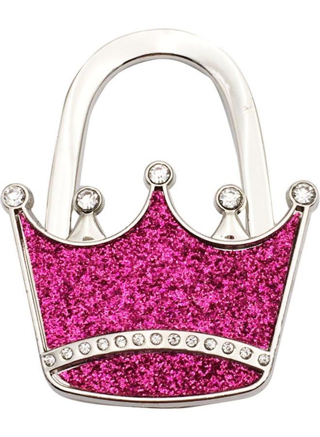 Shiny Star Folding Handbag Hook Pink 