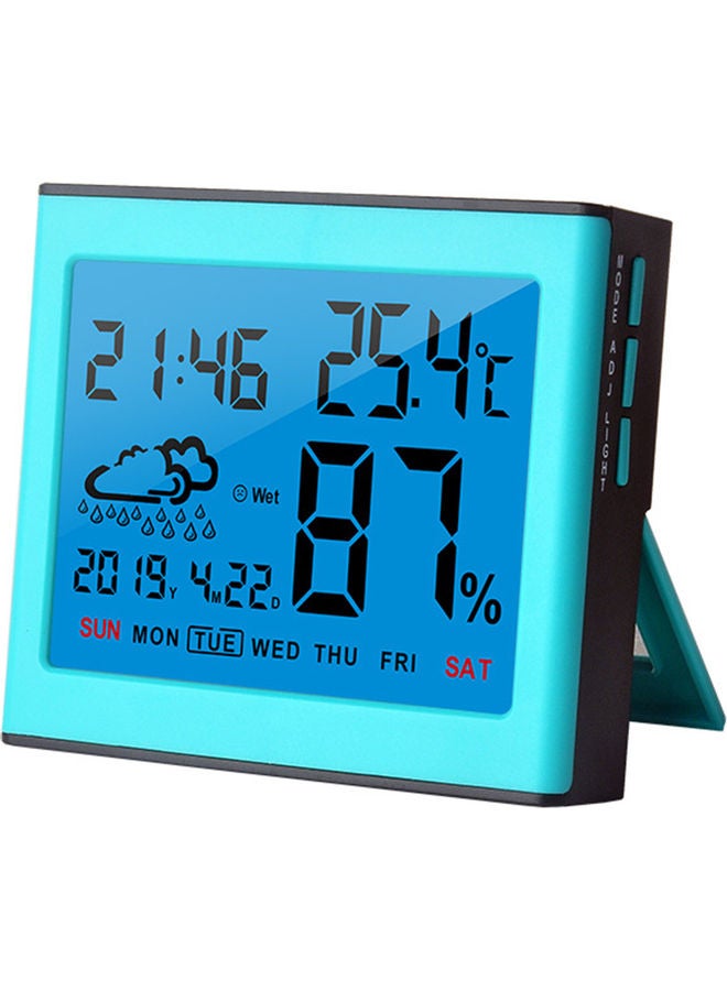 مقياس حرارة رقمي بشاشة LCD أزرق  - Image 1