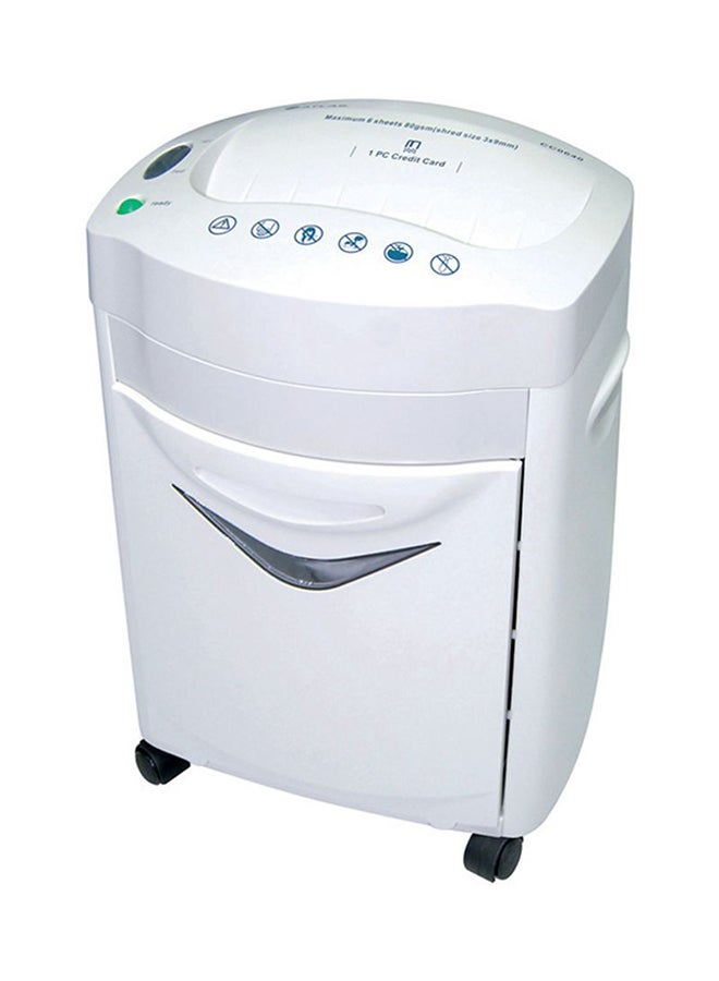 ATLAS Cross Cut Shredder White  - Image 1