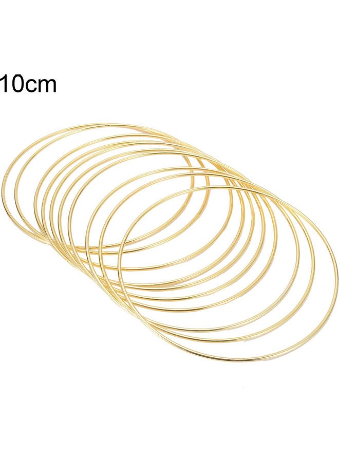 10-Piece Dream Catcher Ring Set Gold - Image 1