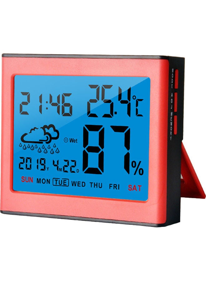 Digital LCD Thermometer Red