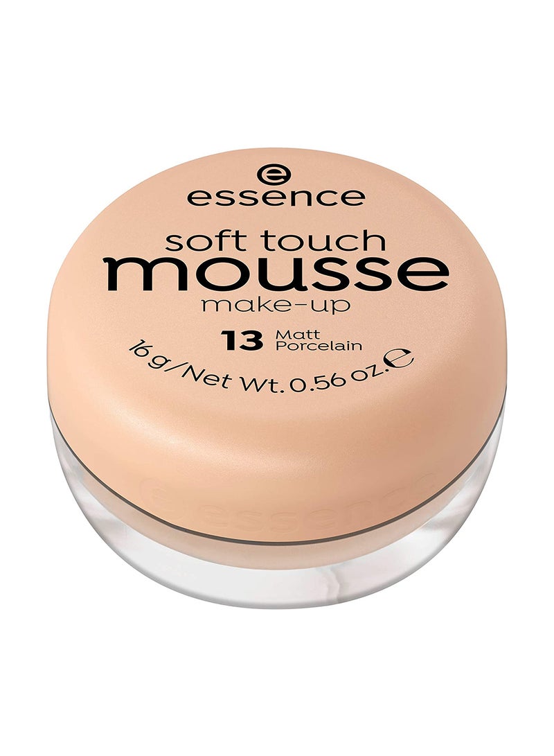 Essence - Soft Touch Mousse Make-Up Foundation 13 Matt Porcelain - Image 1