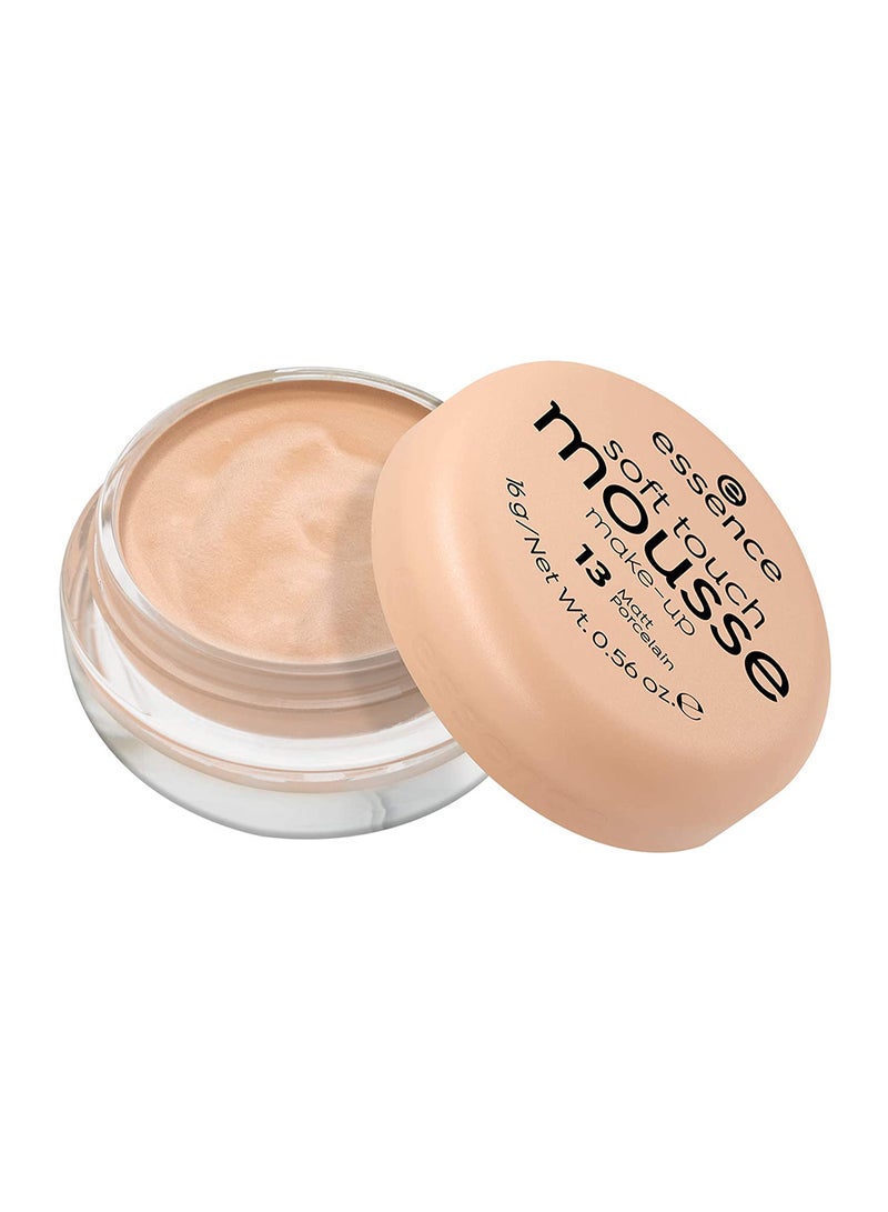 Essence - Soft Touch Mousse Make-Up Foundation 13 Matt Porcelain - Image 1