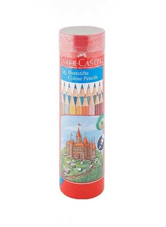 FABER-CASTELL 36-Piece Wooden Break-protected Color Pencil Multicolour  - Image 1