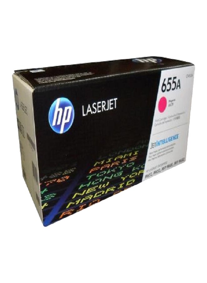 HP - 655A Original LaserJet Toner Cartridge Magenta - Image 1