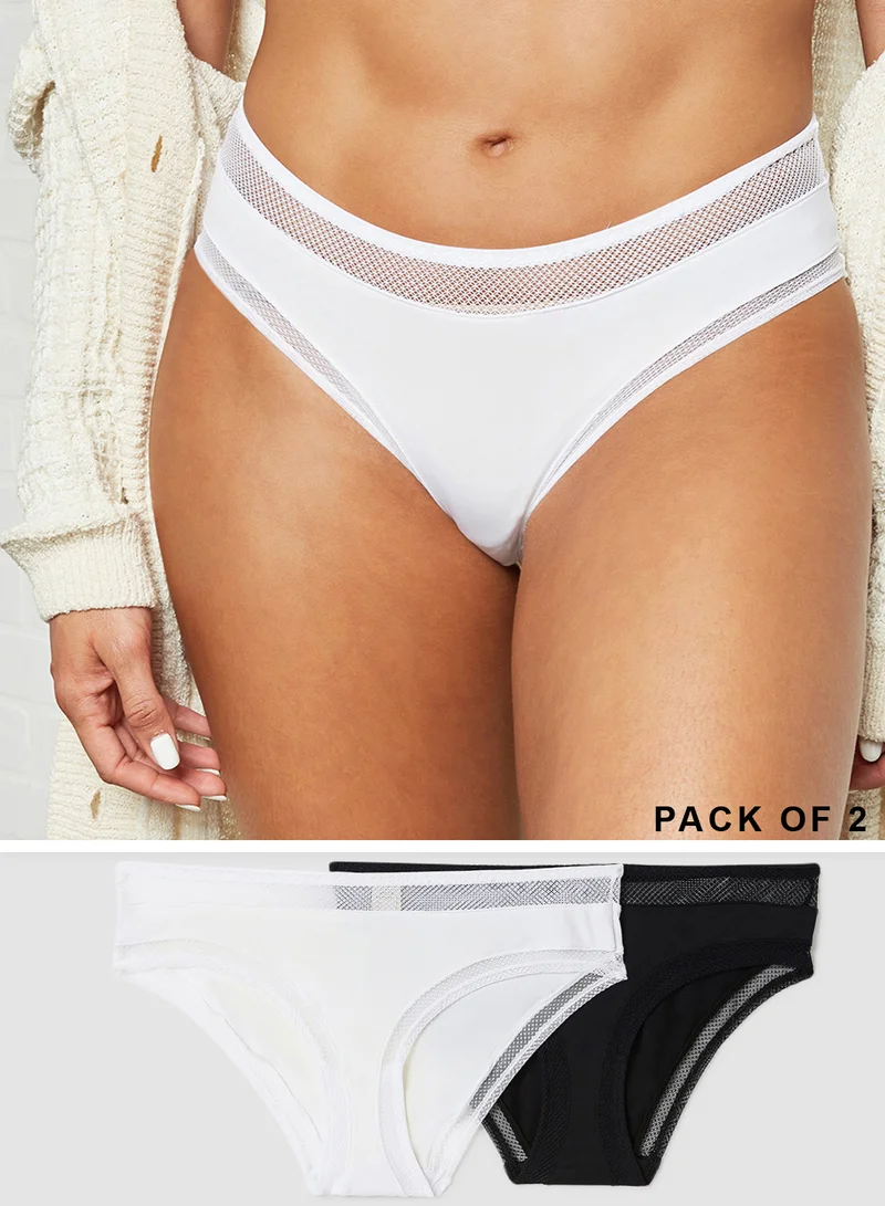 Dorina Classic Briefs (Pack of 2) Blue/Pink