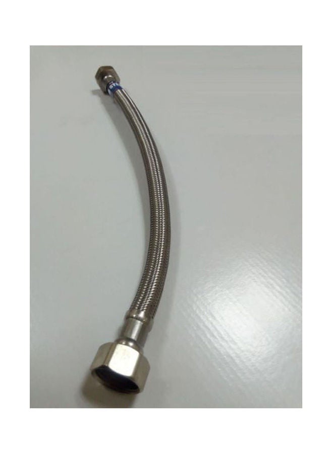 Spanish  Flexible Hose / Connector For Toilet Or Heater Silver 40cm