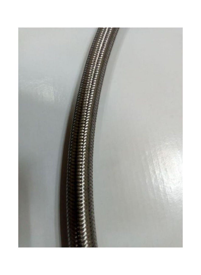 Spanish  Flexible Hose / Connector For Toilet Or Heater Silver 30cm - Image 2