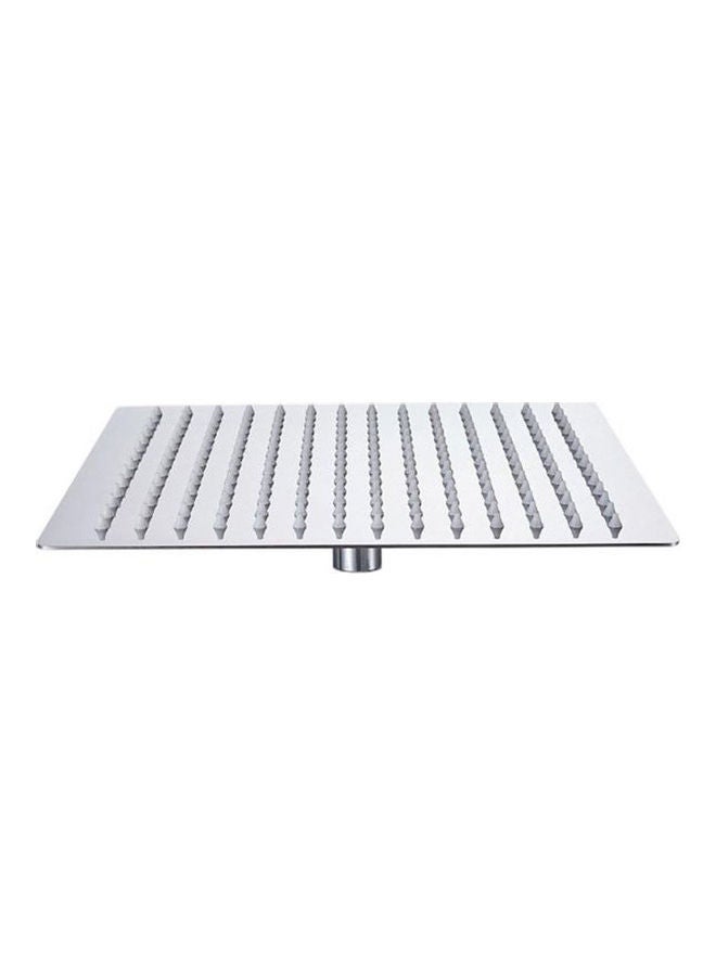 Shower Head Stainless Steel Hose Wall Mounted Rainfall Showerhead Silver 8inch - Image 1