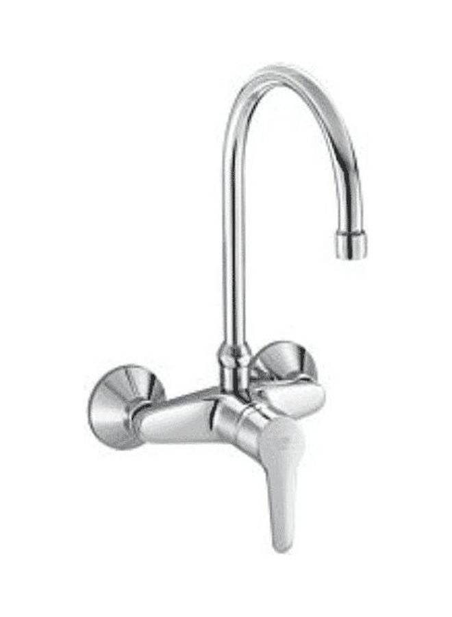 كلودي خلاط مغسلة جداري بمسكة واحدة من بولاريس الإمارات العربية المتحدة فضي