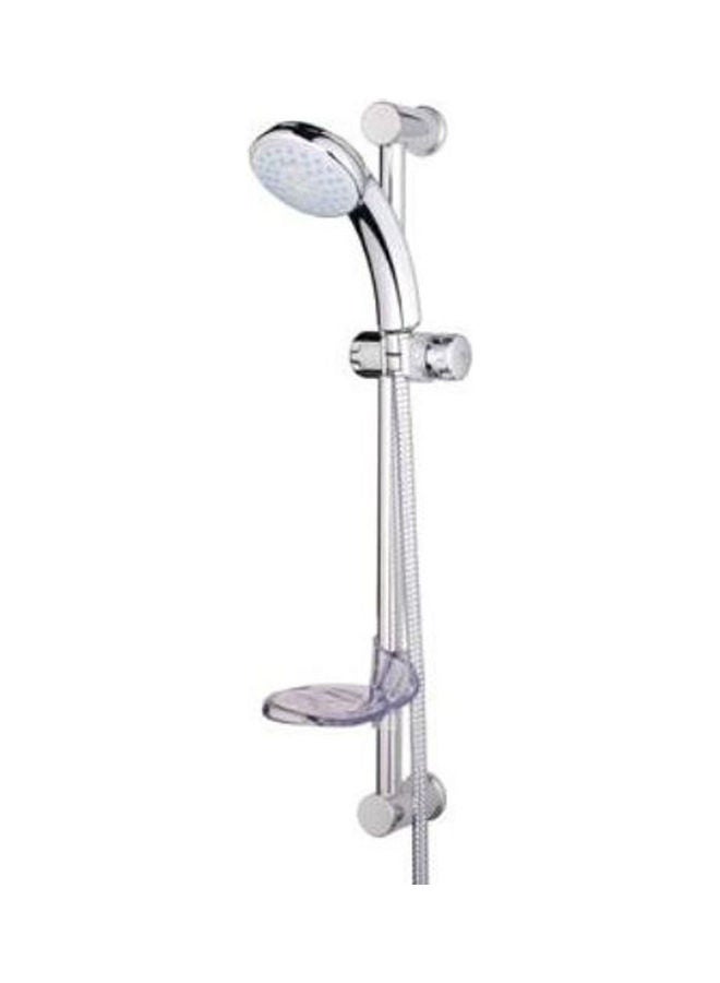 BGI Shower Set 4 Speeds Bgi Silver