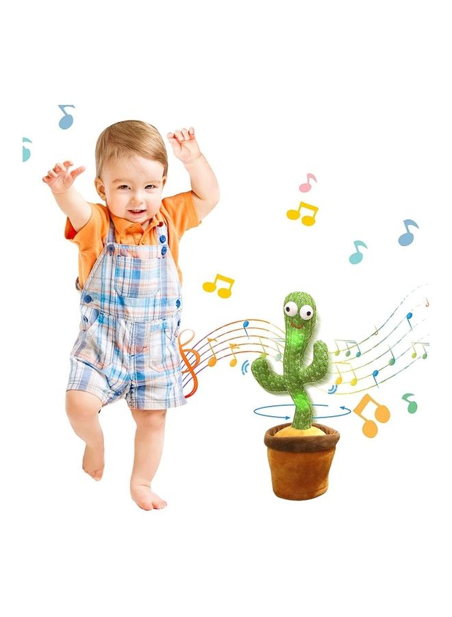 Electric Dancing Cactus Plant Stuffed Toy With Music - Image 1