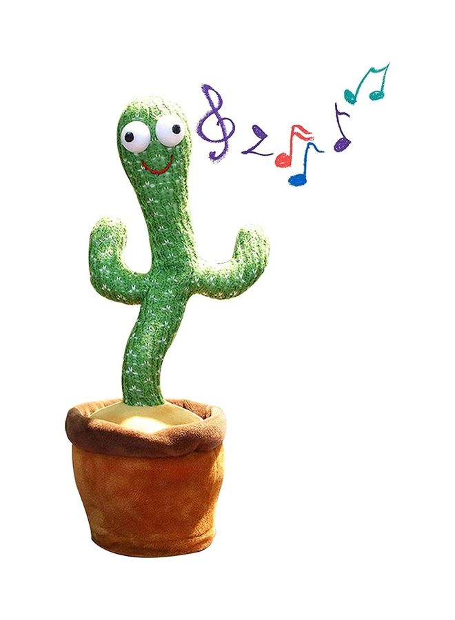 Electric Dancing Cactus Plant Stuffed Toy With Music - Image 1