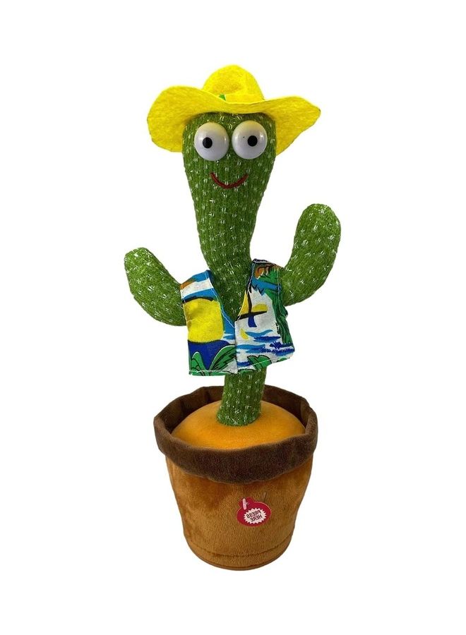 Electric Dancing Cactus Plant Stuffed Toy With Music - Image 1