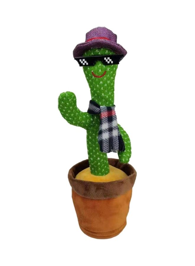 Electric Dancing Cactus Plant Stuffed Toy With Music - Image 1