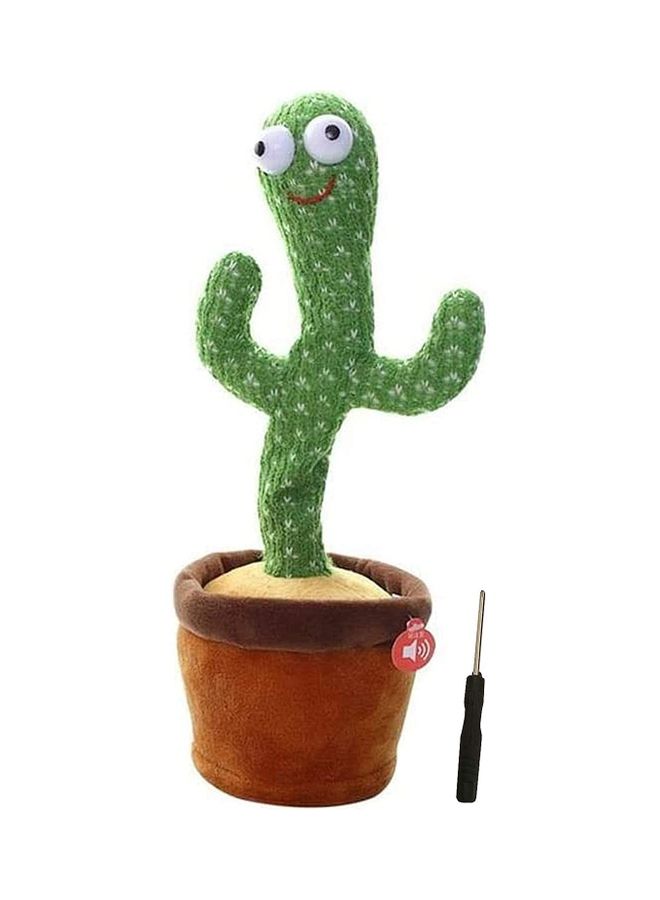 Electric Dancing Cactus Plant Stuffed Toy With Music - Image 1