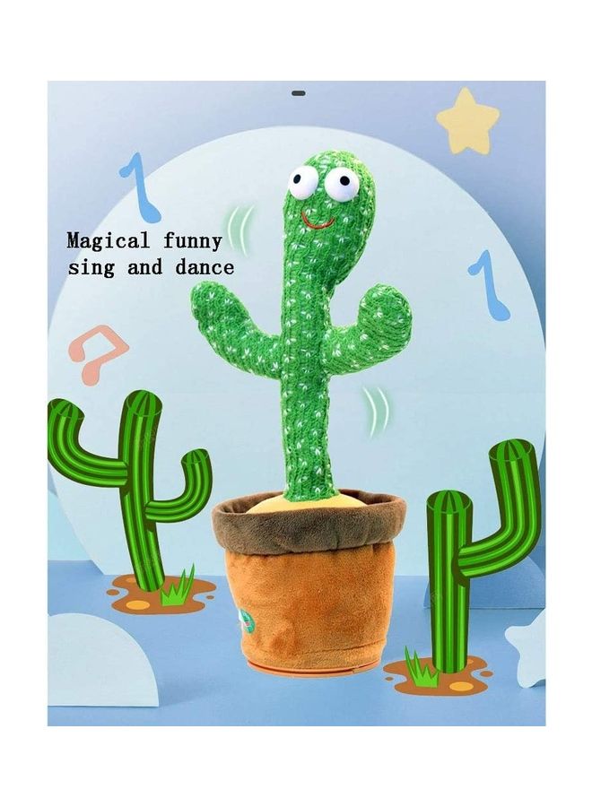 Electric Dancing Cactus Plant Stuffed Toy With Music - Image 5