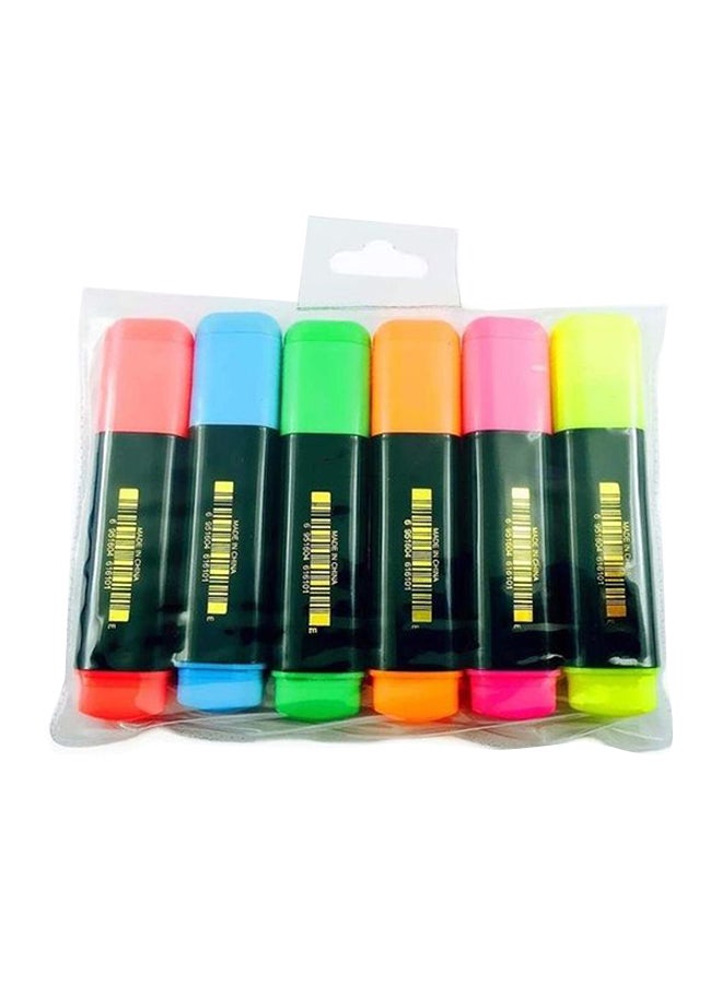 Flamingo 6-Piece  Highlighter Multicolour - Image 1