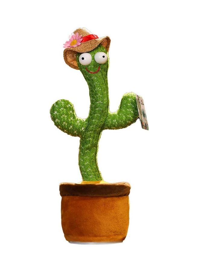 Electric Dancing Cactus Plant Stuffed Toy With Music - Image 1