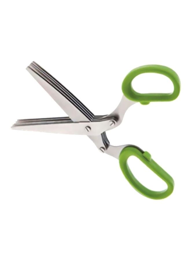 Sinbo Vegetable Cutting Scissors Silver/Green - Image 1