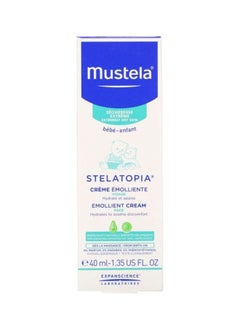 Mustela Baby Stelatopia Emollient Face Cream white/blue 40ml  - Image 3