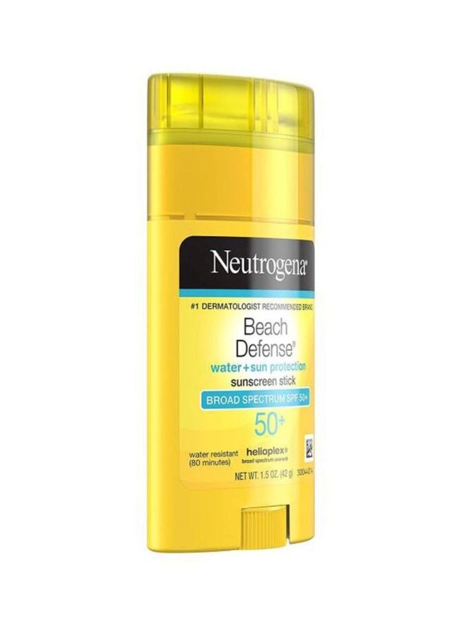 Neutrogena Beach Defense Water Plus Sun Protection Sunscreen Lotion With SPF 50+ Yellow  - Image 4
