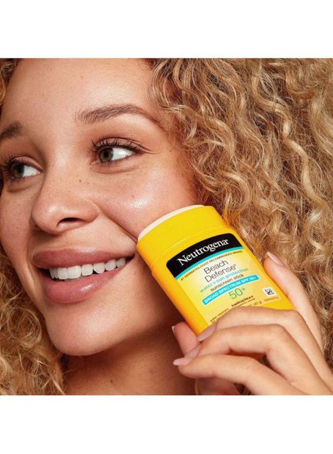 Neutrogena Beach Defense Water Plus Sun Protection Sunscreen Lotion With SPF 50+ Yellow  - Image 5