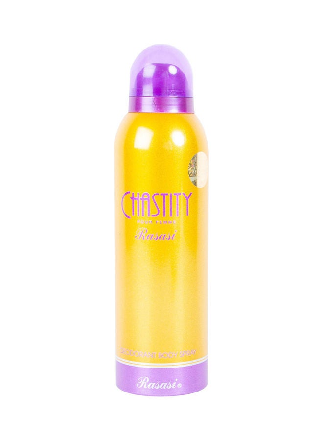 Rasasi Chastity Deodorant Body Spray 200ml  - Image 1
