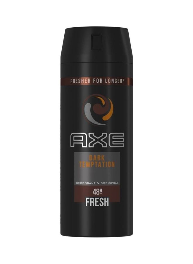 Axe Deo Dark Temptation 48H Fresh Body Spray Black 150ml