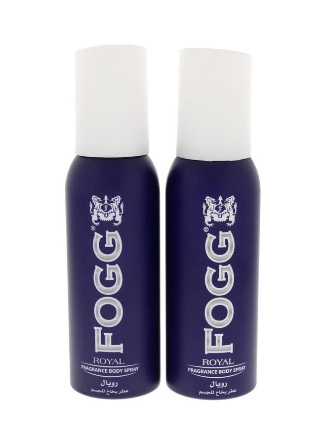 FOGG Pack Of 2 Fragrance Body Spray For Men Royal 120ml