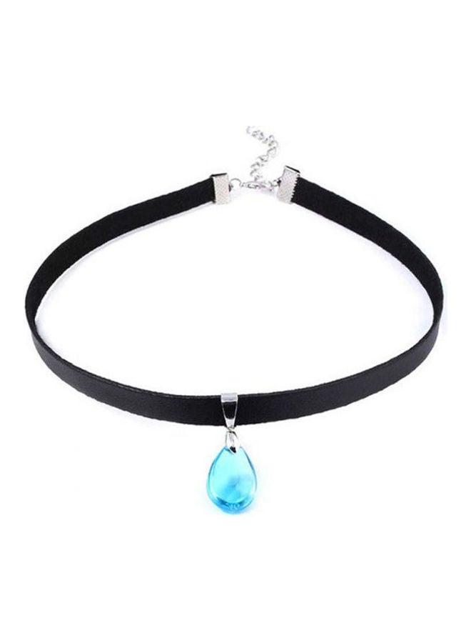 Generic - Anime Movie Weathering With You Amano Hina Cosplay Necklace Makoto Shinkai Tenki No Ko Blue Raindrop Pendant Collar - Image 1