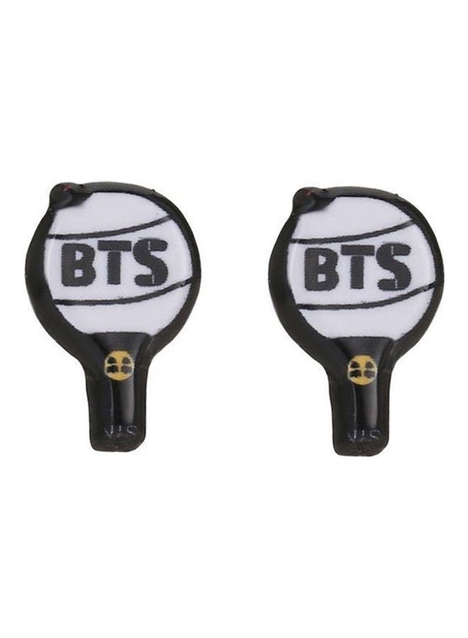 BTS Bts Bulletproof Youth League Stud Earrings For Womentable Tennis Bats Shaped Stud 