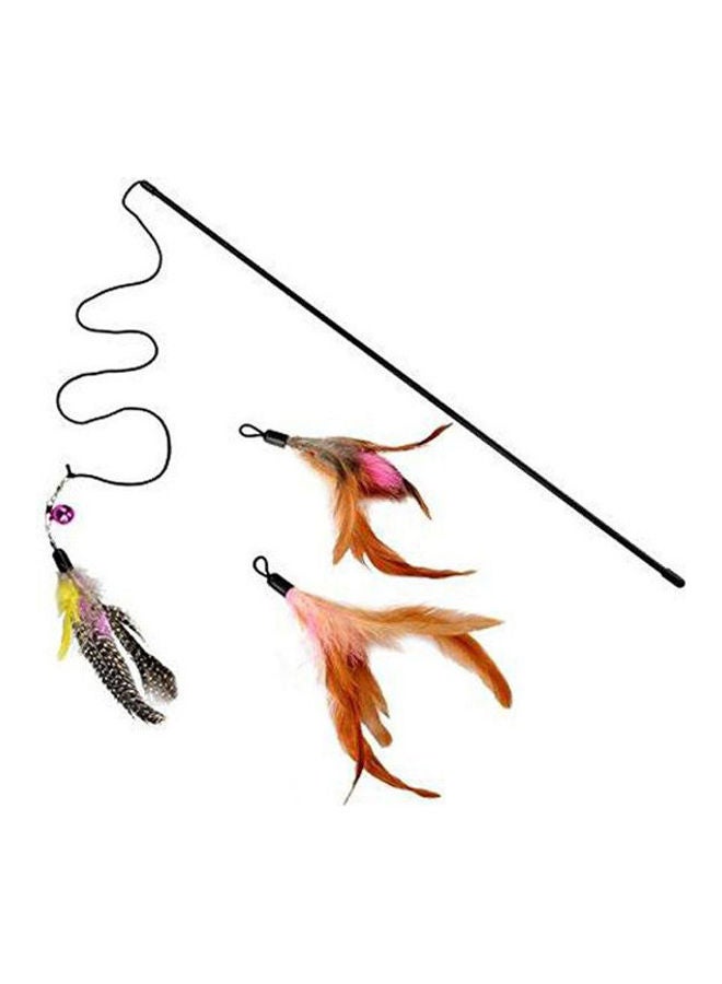 صائد طيور تفاعلي من ألعاب القطط متعدد الألوان