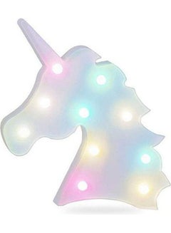 Colorful Unicorn Light Changeable Night Lights Desk White