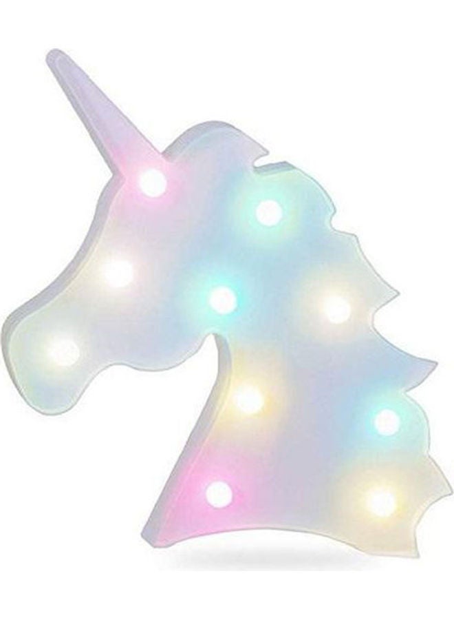 Generic - Colorful Unicorn Light Changeable Night Lights Desk White - Image 1
