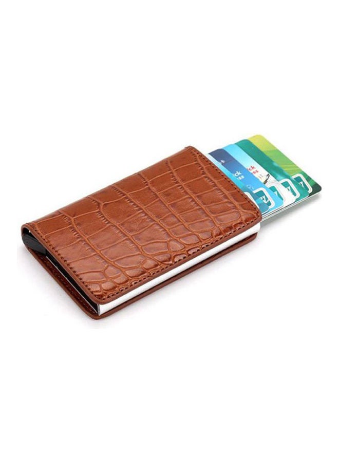 Polyurethane For Men - Card & Id Cases Brown