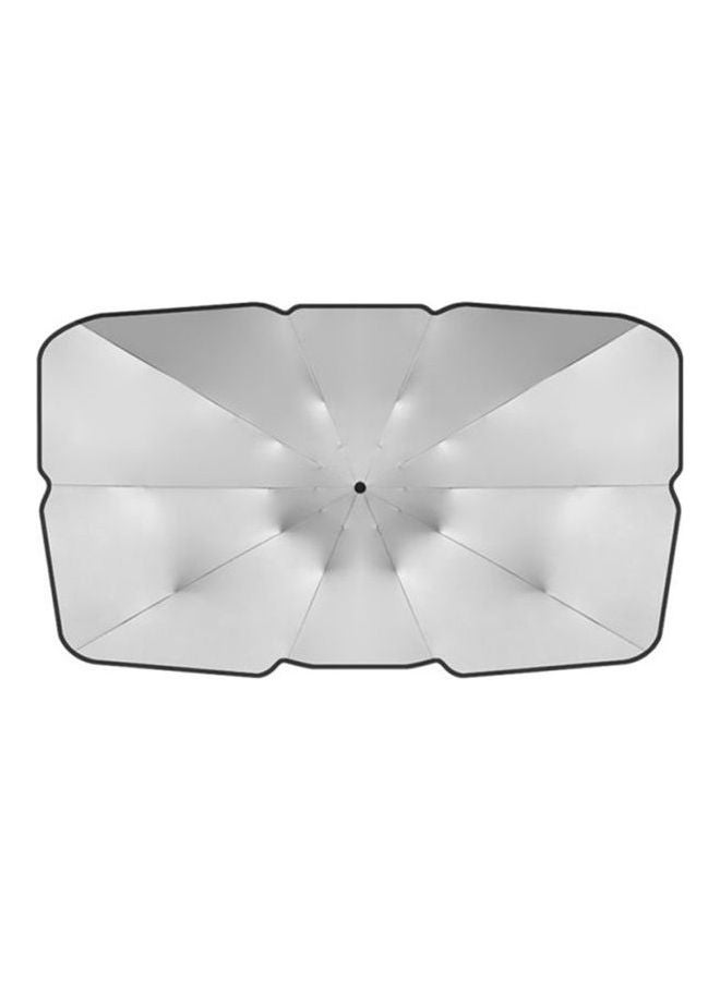 مظلة واقية من الشمس للسيارة قابلة للسحب وعازلة للحرارة وواقية من الحرارة وتبريد للزجاج الأمامي للسيارة